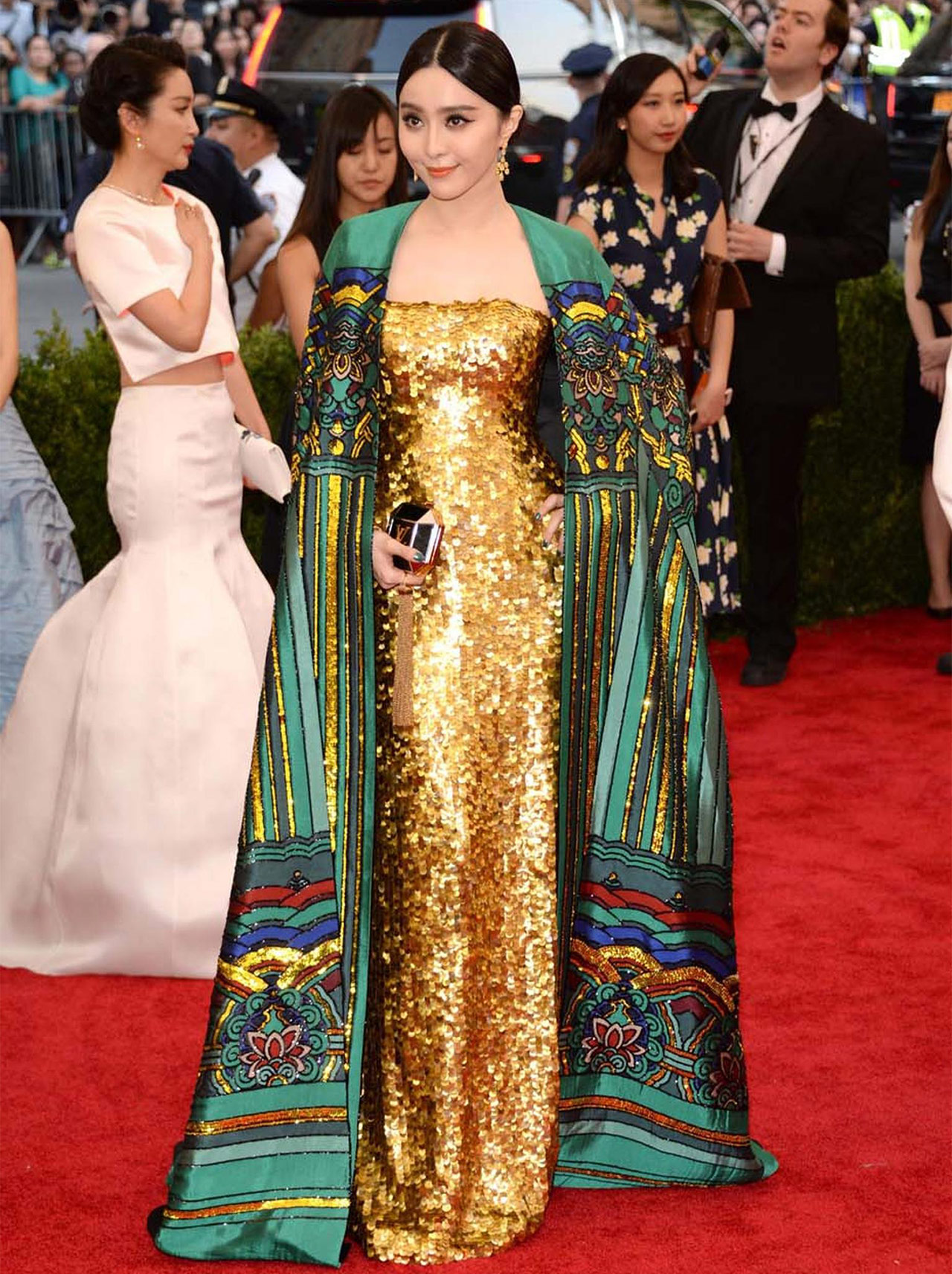 Eastern-inspired red carpet Cheongsam from the Met Gala 2015